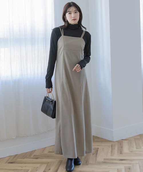 slattgir（スラットジール） ワンピース 高身長 カットジョーゼット