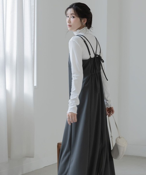 slattgir（スラットジール） ワンピース 高身長 カットジョーゼット