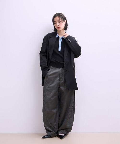 Adam et Rope` アダムエロペ 半袖ニット サイズ:38 シアーニット    ブラウン レディース / 243001001876 2024-B-GAM24000_sub01_500x.jpg