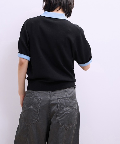 ADAM ET ROPE'(アダムエロペ) ポロシャツ ポロ 「WEB限定」ハーフ ADAM ET ROPE'(アダムエロペ) ポロシャツ ポロ 「WEB限定」ハーフ