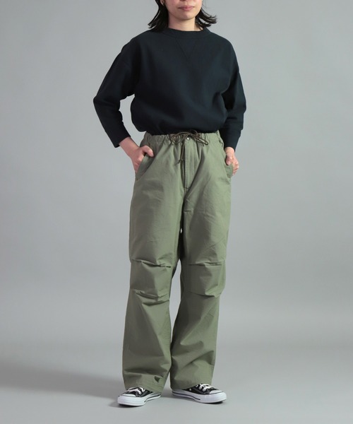 「OMNIGOD」 スウェットカットソー 2 オリーブ レディース_画像4