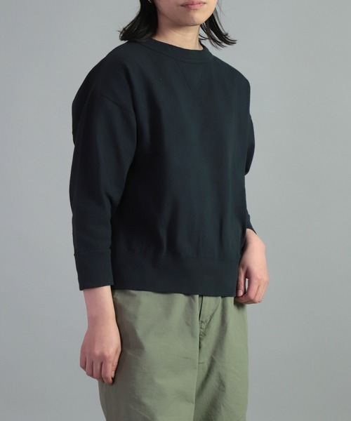 「OMNIGOD」 スウェットカットソー 2 オリーブ レディース_画像7