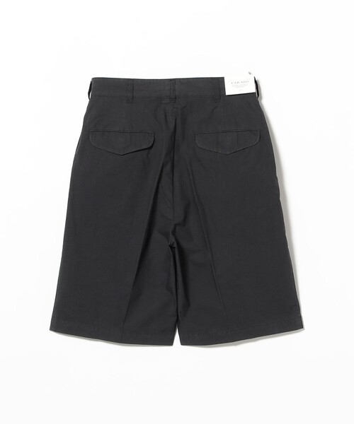 パンツ FARAH / Garment Dye Pin Tuck Wide Shorts レディース_5