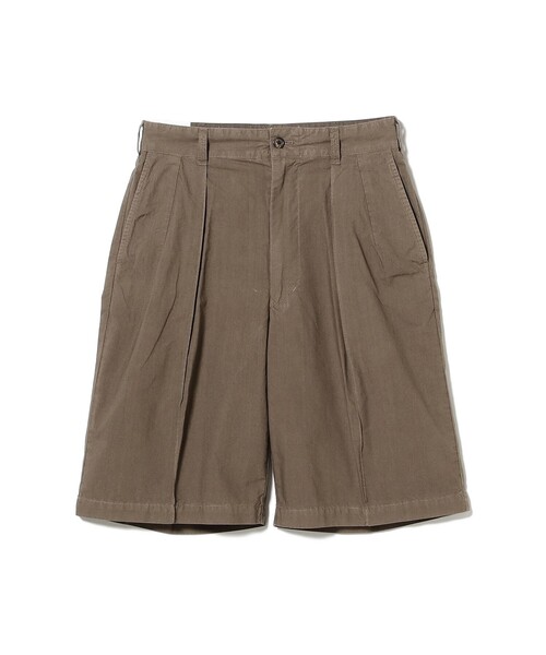 パンツ FARAH / Garment Dye Pin Tuck Wide Shorts レディース_7