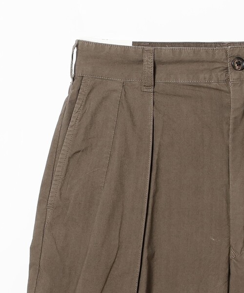 パンツ FARAH / Garment Dye Pin Tuck Wide Shorts レディース_8