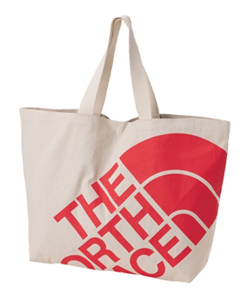 PRESTAGE DUNPHY トートバッグ クリーム色 赤文字 THE NORTH FACE（ザ ノースフェイス） トートバッグ トートバッグ RAMP