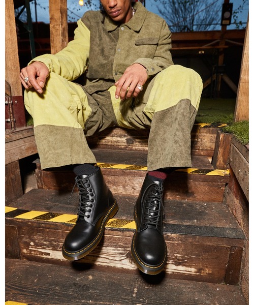 ドクターマーチン サイドゴアブーツ ブラック UK9 Dr.Martens（ドクターマーチン） ショートブーツ UK9 ブラック