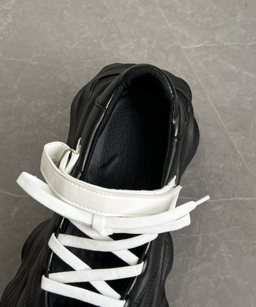 「Shoes in Closet」 ローカットスニーカー M ブラック×ホワイト レディース_画像5