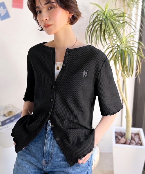 classicalelf（クラシカルエルフ） tシャツ 半袖 小さめ刺繍の上品さで