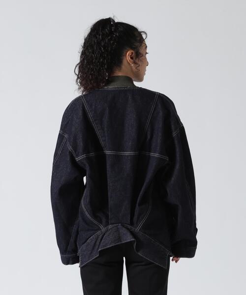 デニムジャケット gジャン UN3D./アンスリード/MA-1 DOCKING DENIM JACKET/MA-1ドッキングデニムジャケットの画像