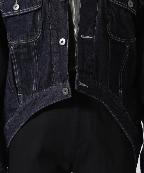 デニムジャケット gジャン UN3D./アンスリード/MA-1 DOCKING DENIM JACKET/MA-1ドッキングデニムジャケットの画像