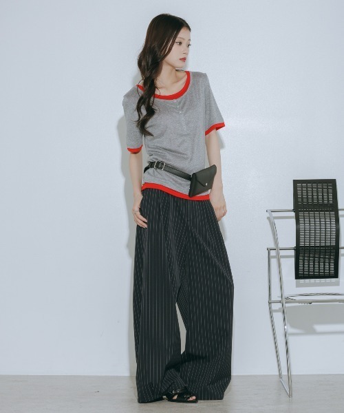 PAGEBOY（ページボーイ） tシャツ 半袖 「1枚でレイヤードが叶う・新色
