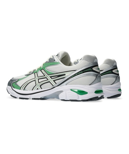 「ASICS」 ローカットスニーカー 25.5 ホワイト×グリーン メンズの画像