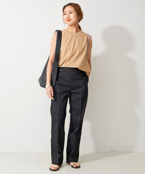 「Spick & Span」 カーゴパンツ 40 カーキ レディース_画像2