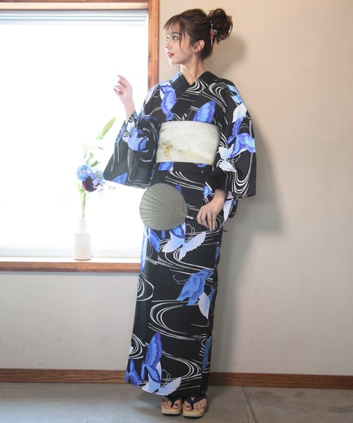 CELEN 浴衣 「ゆかた単品」選べる8柄 儚夏浴衣 レディース : ZOZOTOWN
