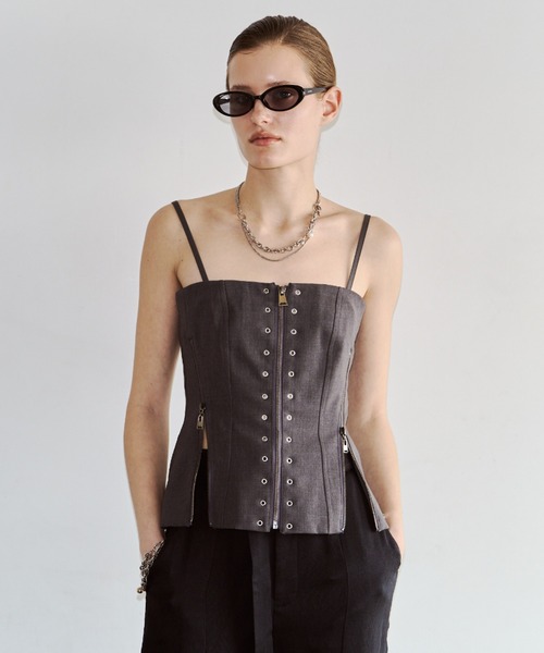 JOSE MOON（ジョゼムーン） チューブトップ ベアトップ ARMURE ZIP