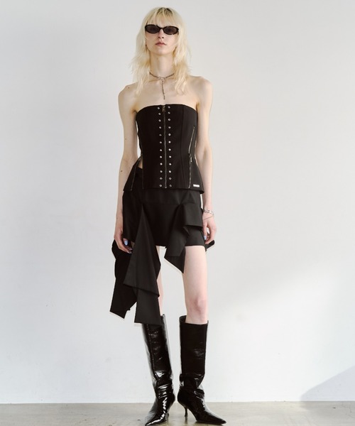 JOSE MOON（ジョゼムーン） チューブトップ ベアトップ ARMURE ZIP