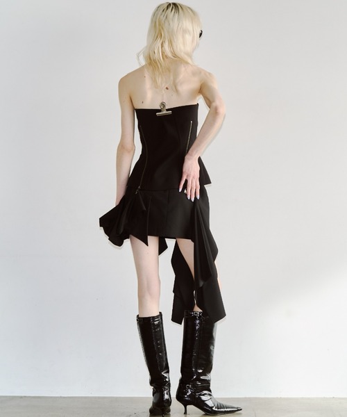 JOSE MOON（ジョゼムーン） チューブトップ ベアトップ ARMURE ZIP