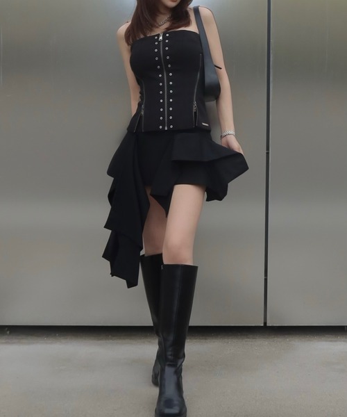 JOSE MOON（ジョゼムーン） チューブトップ ベアトップ ARMURE ZIP