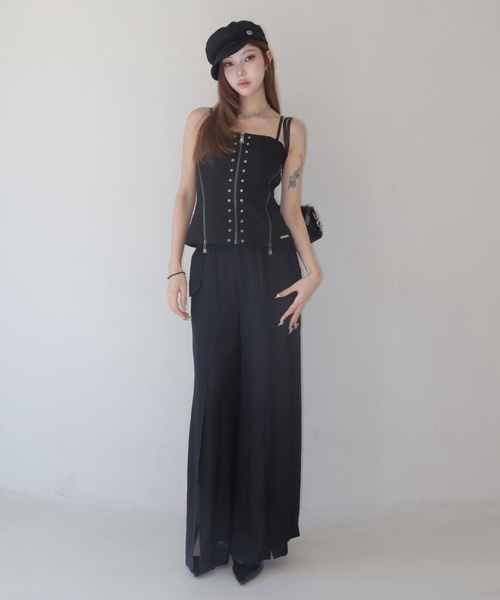 JOSE MOON（ジョゼムーン） チューブトップ ベアトップ ARMURE ZIP