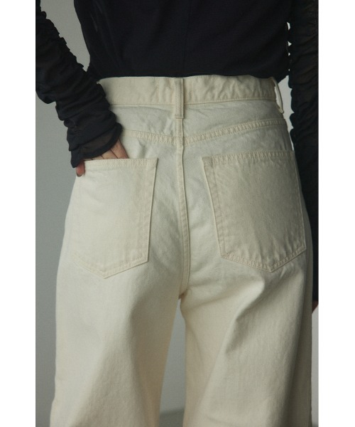 「BLACK BY MOUSSY」 デニムパンツ 25inch ホワイト レディースの画像