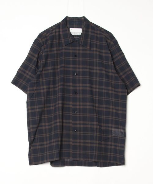 VOAAOV（ヴォアーブ） シャツ 「VOAAOV」SHEER SHIRT Short Sleeve 