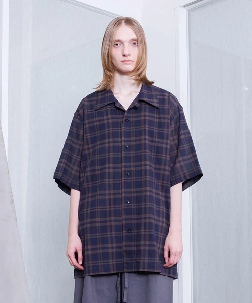 VOAAOV（ヴォアーブ） シャツ 半袖 「VOAAOV」SHEER SHIRT Short