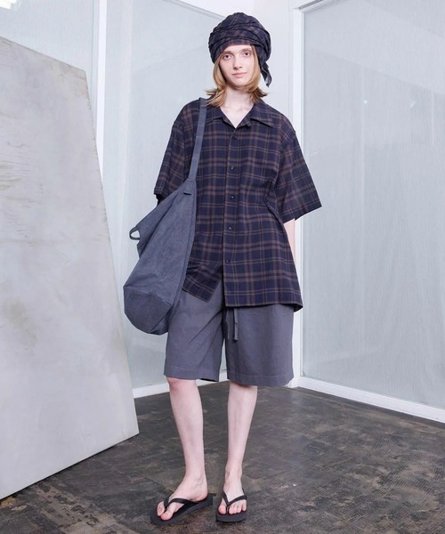 VOAAOV（ヴォアーブ） シャツ 半袖 「VOAAOV」SHEER SHIRT Short