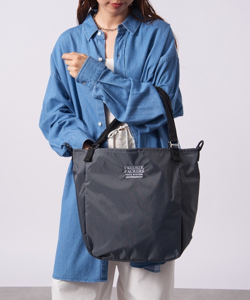 「FREDRIK PACKERS」 2WAYバッグ FREE カーキ レディース_画像5