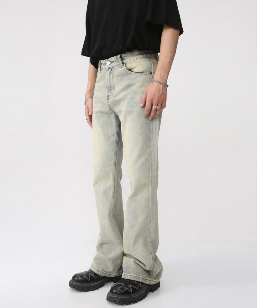 「Ressaca」 ブーツカットデニムパンツ M インディゴブルー メンズ_画像8