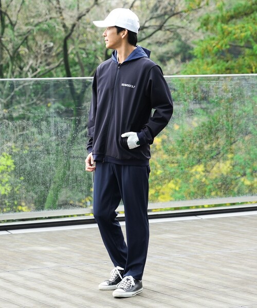 BEAMS GOLF（ビームス ゴルフ） ジップアップパーカー LARGE ネイビー
