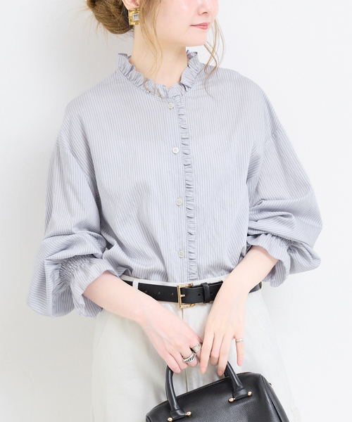B.C STOCK（ベーセーストック） ブラウス シャツ 「追加」「WEB限定