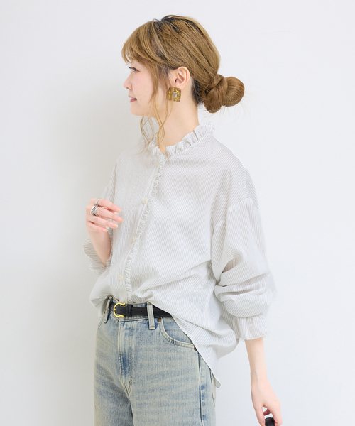 B.C STOCK（ベーセーストック） ブラウス シャツ 「追加」「WEB限定