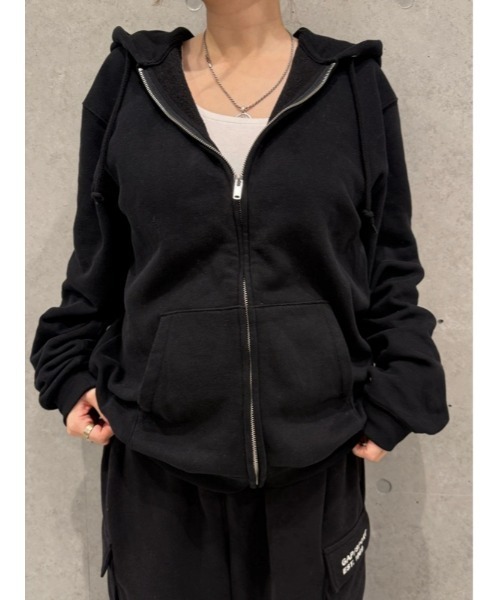 GAP ジップアップパーカー GAP（ギャップ） ジップアップパーカー X-SMALL ライトグレー メンズ
