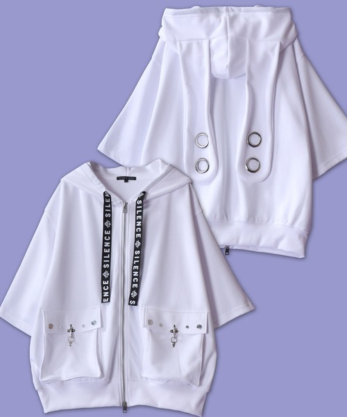 SITRY（シトリー） パーカー Rabbit Ears Zip Hoodie/うさ耳付きフード