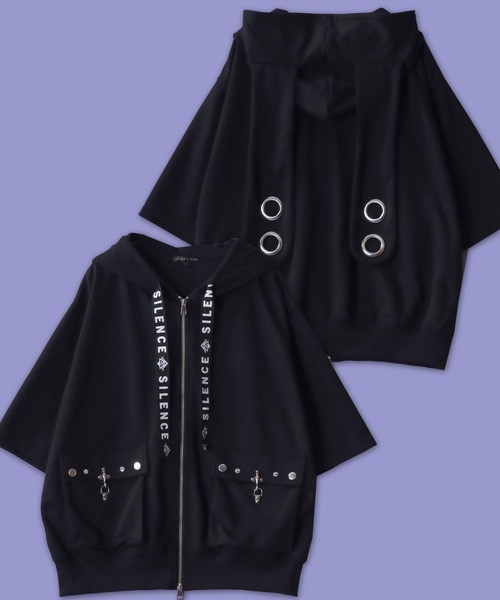 SITRY（シトリー） パーカー Rabbit Ears Zip Hoodie/うさ耳付きフード
