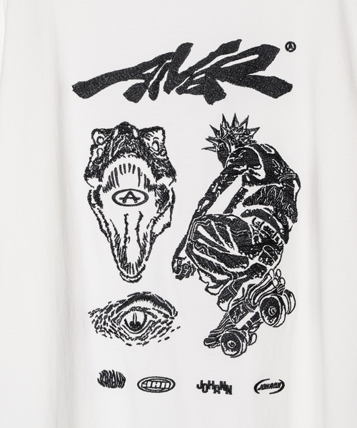 「AIVER」 長袖Tシャツ LARGE ブラック メンズ_画像9