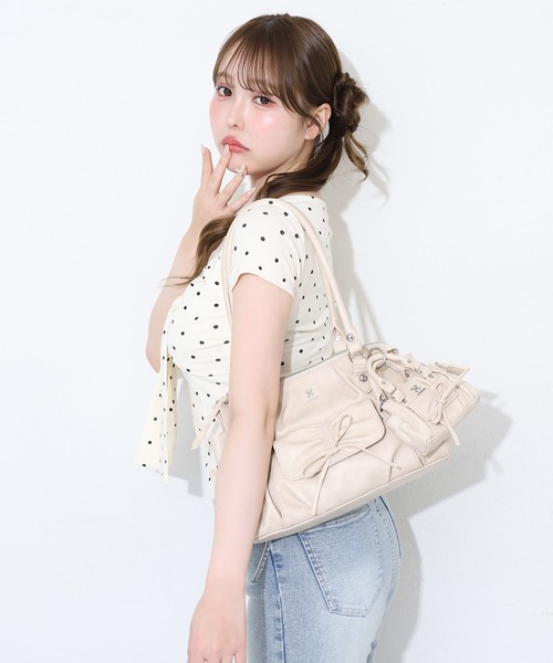 one after another NICE CLAUP tシャツ 半袖 「hinano企画」レース付き