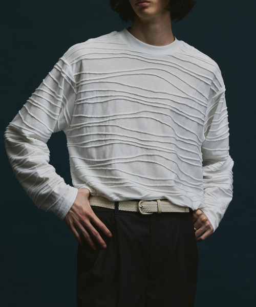「soerte」 長袖Tシャツ 2 チャコールグレー メンズ_画像3