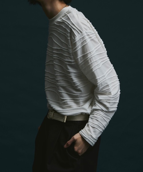 「soerte」 長袖Tシャツ 2 チャコールグレー メンズ_画像4