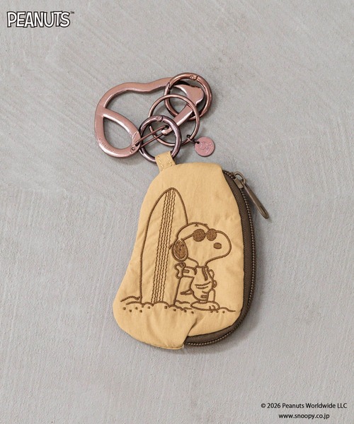 LOWRYS FARM（ローリーズファーム） ポーチ 「SNOOPY」カラビナポーチ