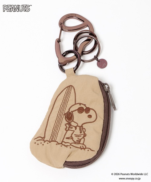 LOWRYS FARM（ローリーズファーム） ポーチ 「SNOOPY」カラビナポーチ 