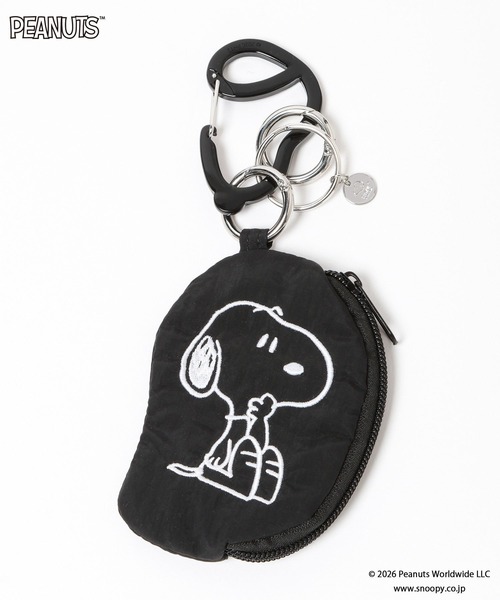 LOWRYS FARM（ローリーズファーム） ポーチ 「SNOOPY」カラビナポーチ 