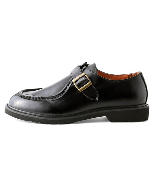 「London Shoe Make」 ローファー UK7.5 ブラック メンズ_画像3