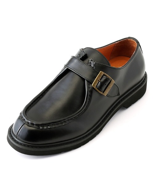 「London Shoe Make」 ローファー UK7.5 ブラック メンズ_画像4