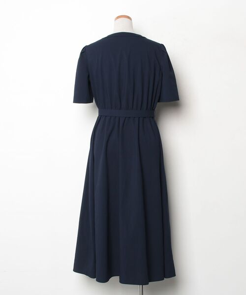 「LAISSE PASSE」 「Debut de Fiore」半袖ワンピース MEDIUM ネイビー レディース_画像2