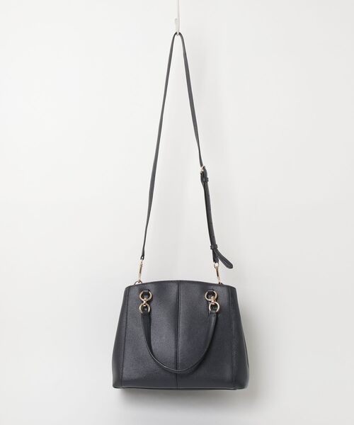 COACH（コーチ） ワンポイント2WAYバッグ - ネイビー レディース