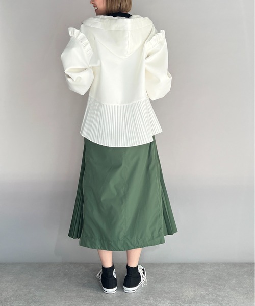 LUGIVA サイドジッププリーツスカート レレレさん Mal.【美品】 LUGIVA（ルギヴァ） スカート サイドジッププリーツスカート