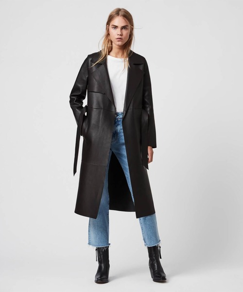 コート トレンチコート FARREN LEATHER MAC | FARREN レザー マック01