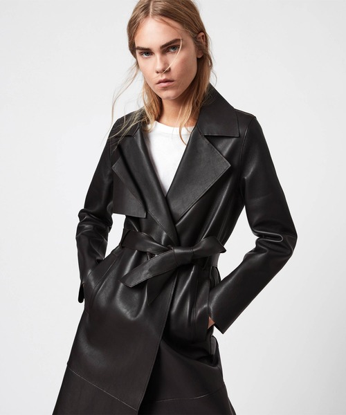 コート トレンチコート FARREN LEATHER MAC | FARREN レザー マック11